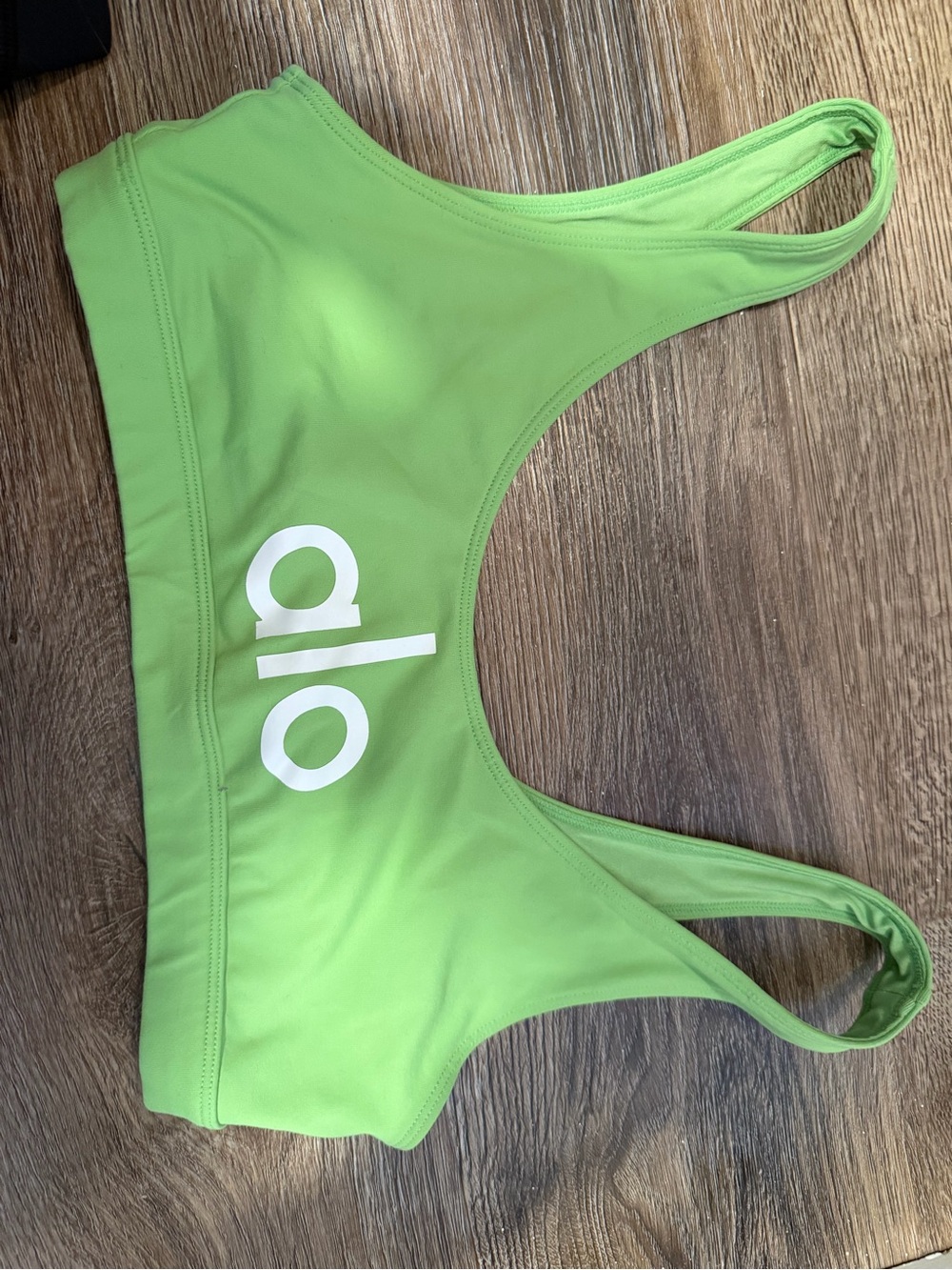 ALO Yoga Lime Green Sports Bra